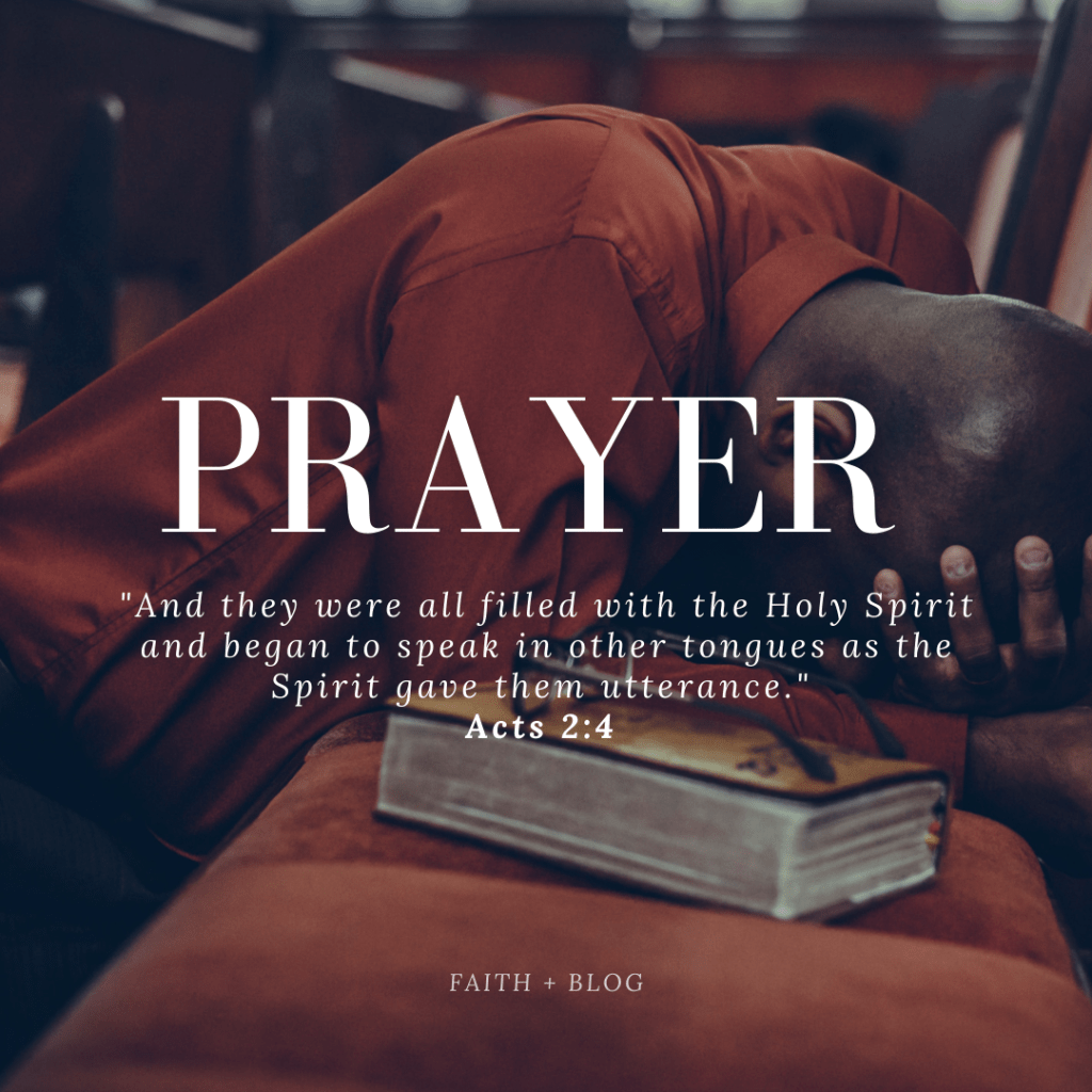 PRAYER: Praying in the Spirit.